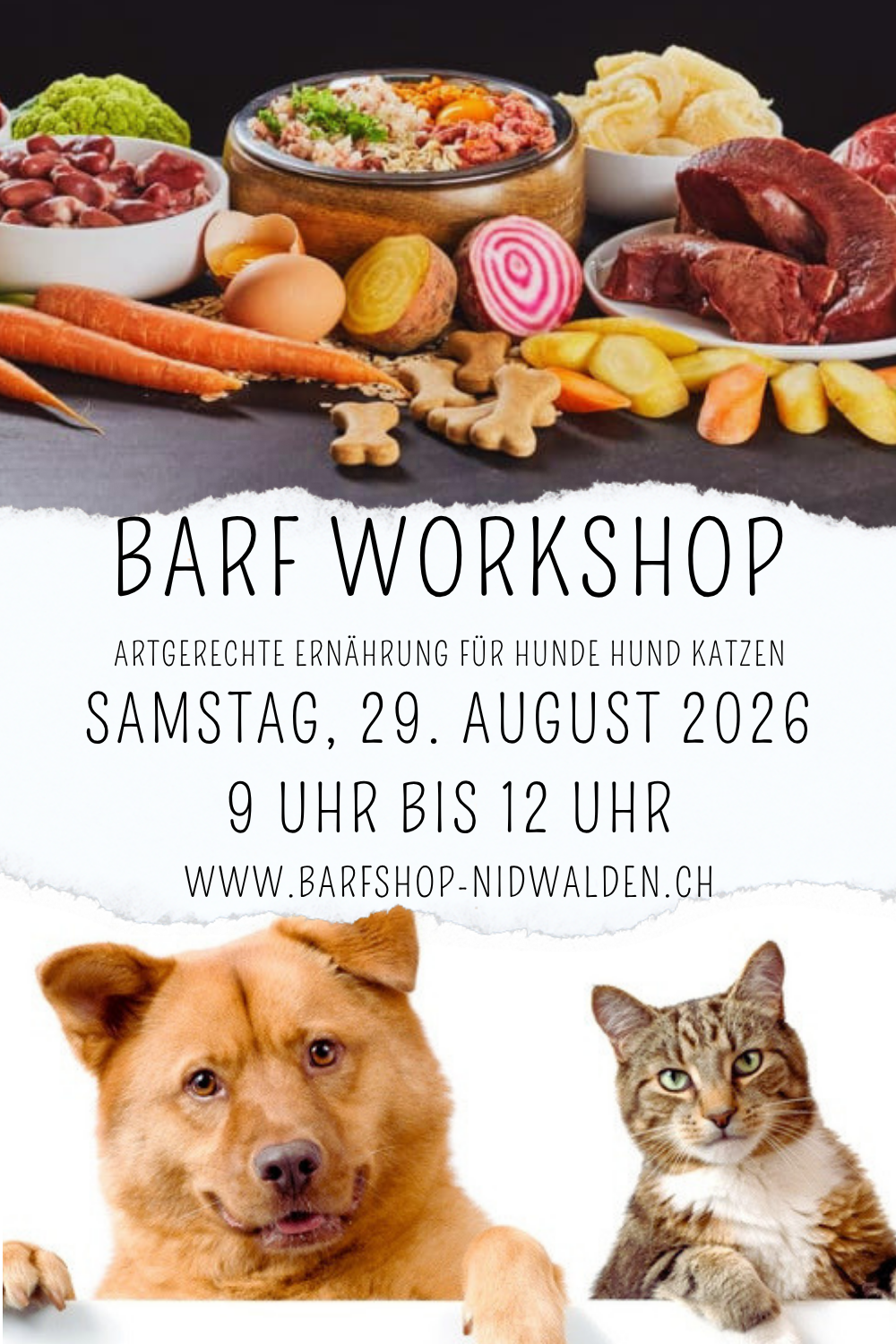 BARF-Workshop, 29. August, BARF Shop Nidwalden, Wolfenschiessen