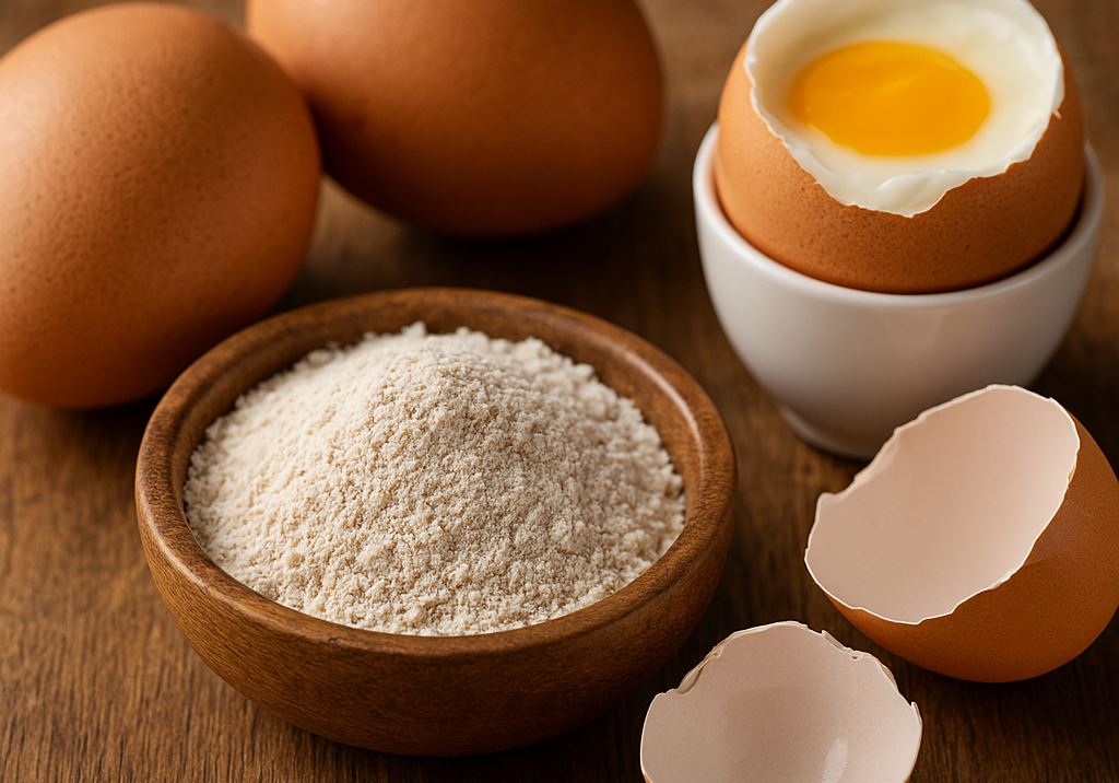 Eierschalenpulver für Hunde – alternative Calciumquelle