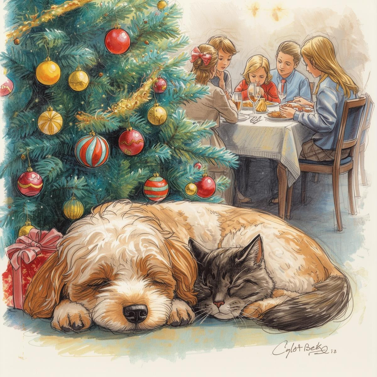 Weihnachten mit Hund und Katze: So bleibt es entspannt