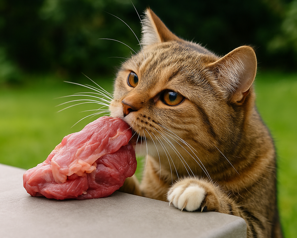 Wenn Katzen selbst einkaufen könnten, gäbe es BARF im Napf!